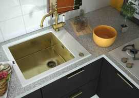 Кухонная мойка ZorG Inox GL 6051 White bronze
