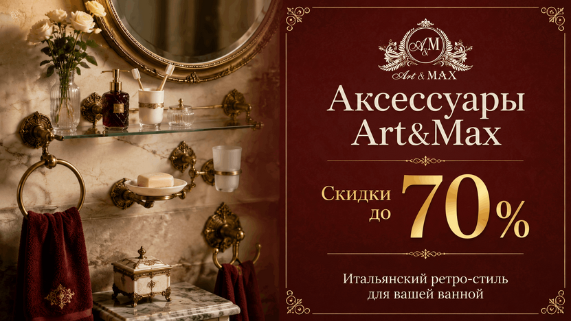 Аксессуары Art&Max со скидкой до 70%