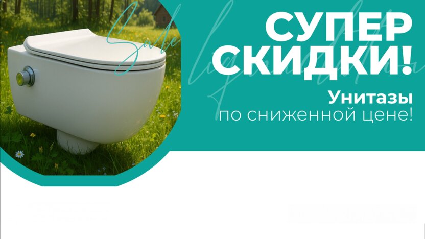 Creavit - cкидка на турецкую сантехнику!
