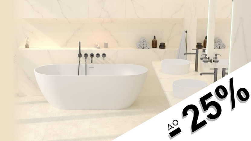 Акция WHITECROSS Solid Surface - скидки до 25%